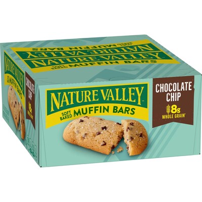 Nature Valley Chocolate Chip Soft-Baked Muffin Bar, 1.24 oz., Dozen (20667000)