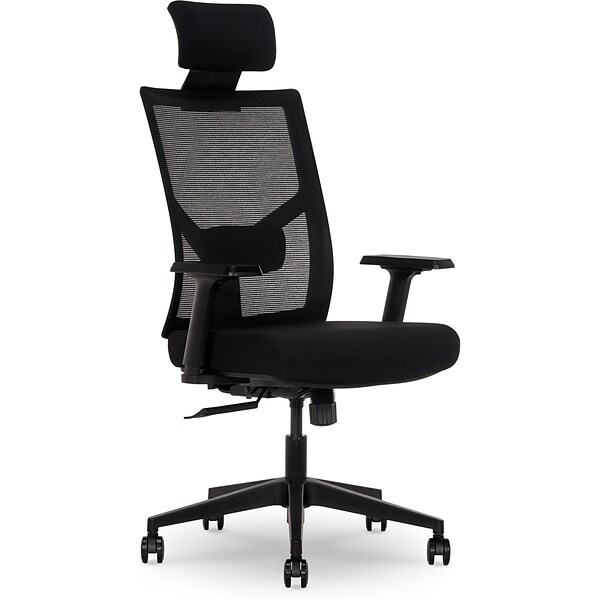 La-Z-Boy Ergonomic Mesh Swivel Task Chair, Black (60021) | Quill.com
