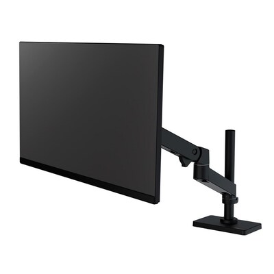 Ergotron LX Pro Adjustable Desk Mount Articulating Monitor Arm, Up to 34, Black (45-695-292)