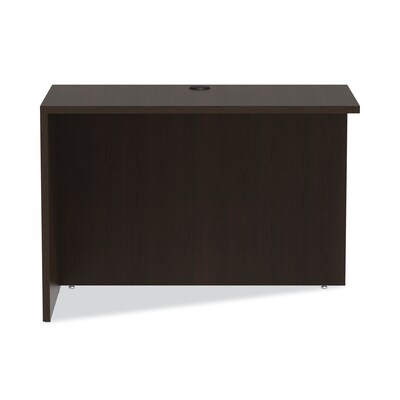 Alera Valencia Series Reversible Return/bridge Shell, 42w X 23 5/8d, Espresso