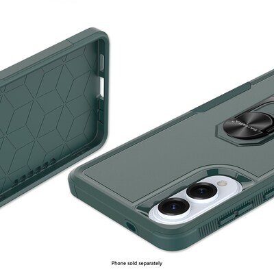 SaharaCase Raider Series Kickstand Phone Case for Samsung Galaxy S25 Edge, Shock Absorbing, Cactus Green (CP00836)