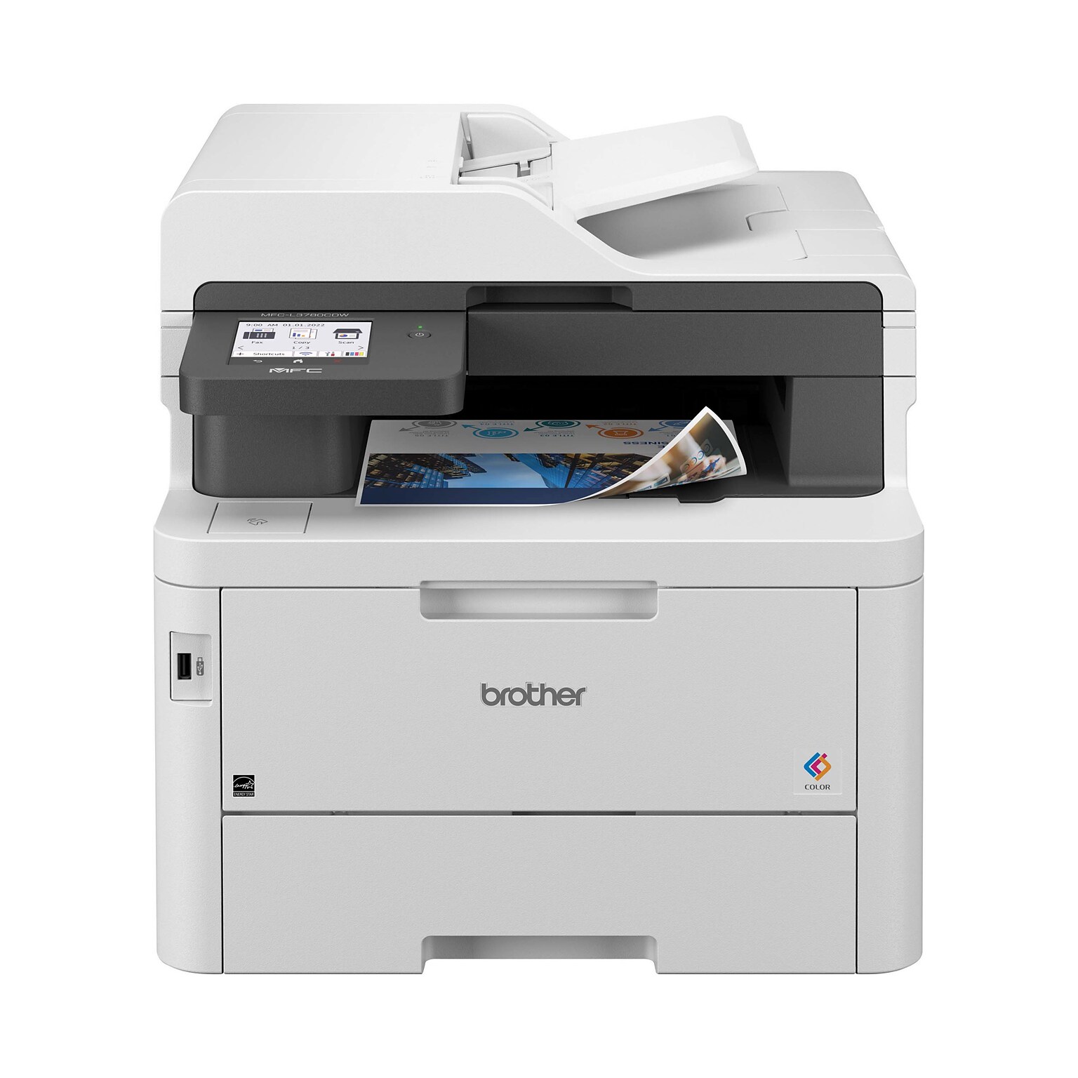 Brother MFCL3780CDW Refurbished Wireless Color All-In-One Laser Printer, Best for Home Office