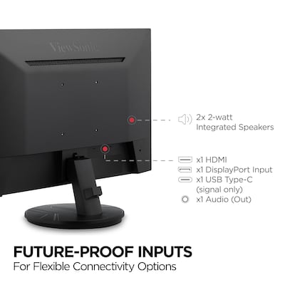 ViewSonic 24" 120Hz LED Gaming Monitor, Black (VX2416A)
