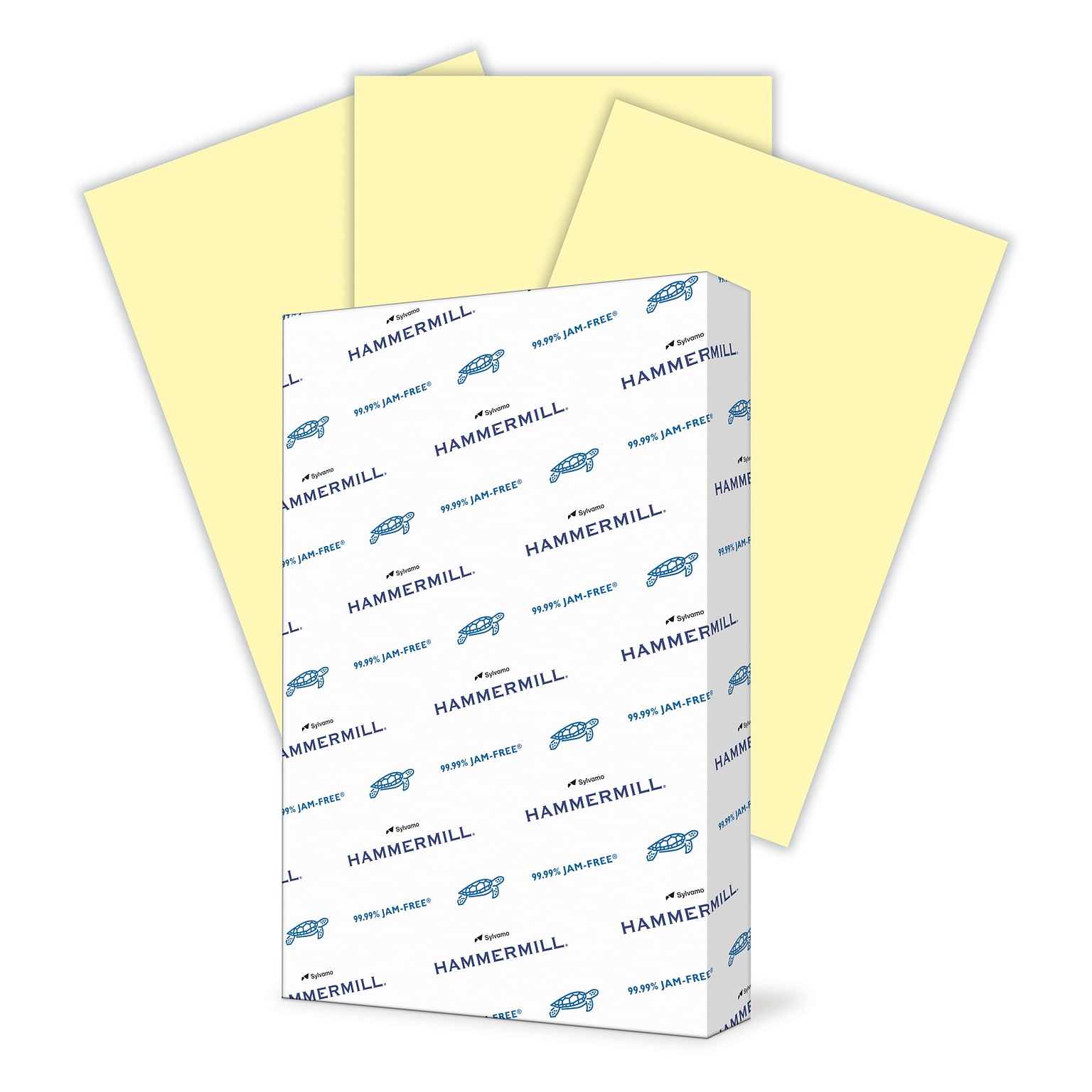 Hammermill Colors Multipurpose Paper, 20 lbs., 11 x 17, Canary, 500 Sheets/Ream (102152)