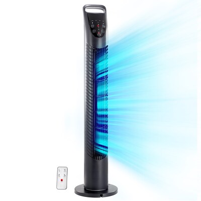Vie Air 29 Oscillating Tower Fan, 3-Speed, Black (935122386M)
