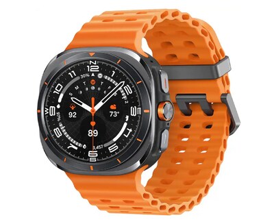Samsung Galaxy Watch Ultra Smart Watch, GPS, 47mm, Titanium Case, Titanium Gray Rubber (SM-L705UZA1XAA)