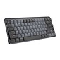 Logitech MX Mechanical Mini Illuminated Wireless Ergonomic Keyboard, Black/Gray (920-010551)