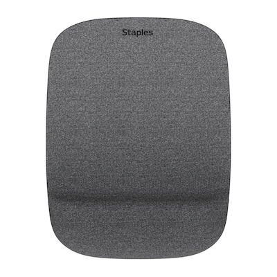 Quill Brand® Mouse Pad with Gel Wrist Rest, Gray