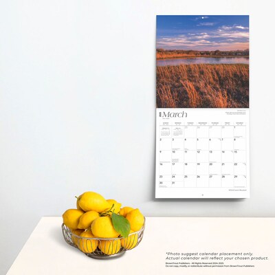 2025 BrownTrout Maryland Wild & Scenic 12" x 12" Monthly Square Wall Calendar (9781975475192)