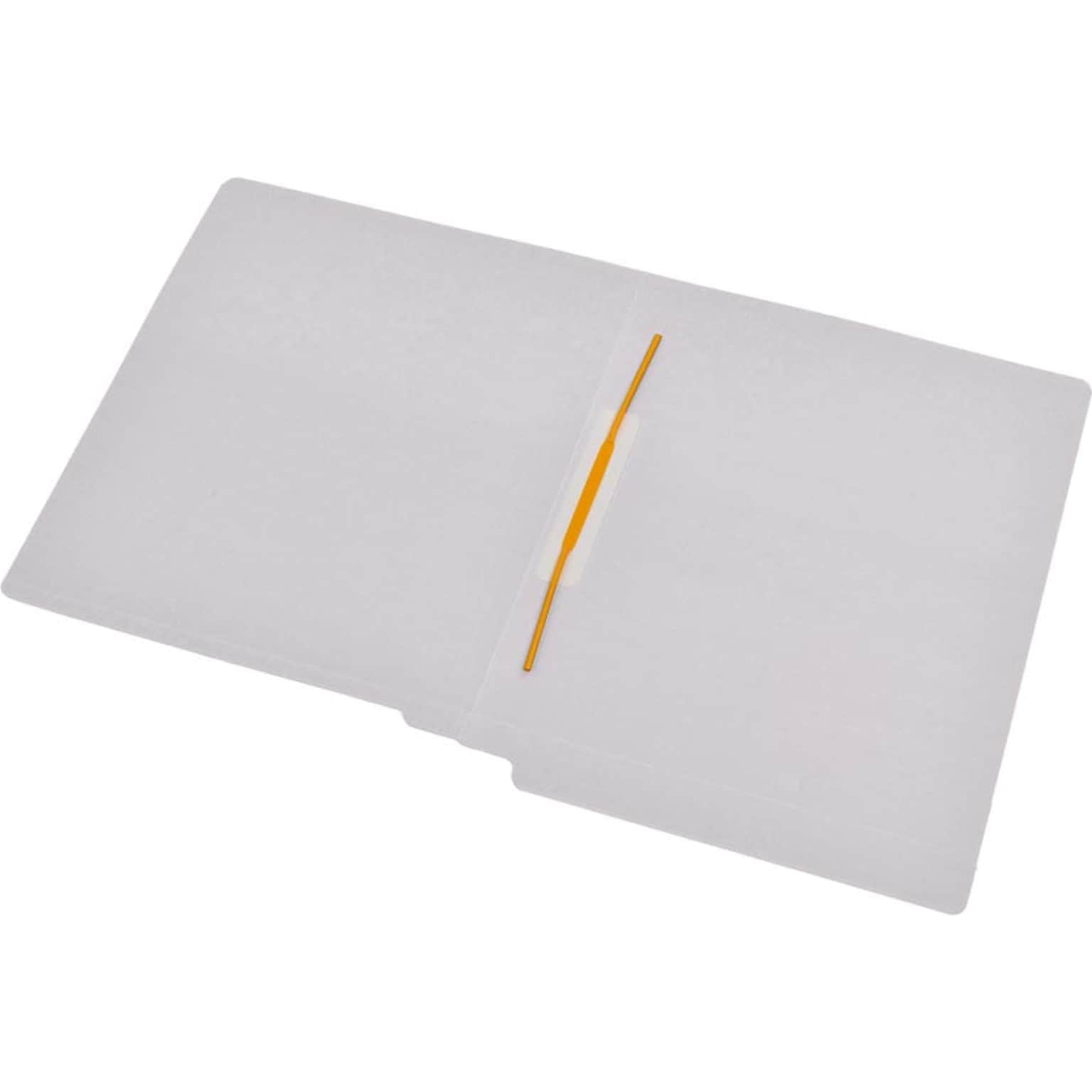 Medical Arts Press Reinforced End Tab File Folder, Straight Cut, Letter-Size, White, 50/Box (S-09167-WHT)