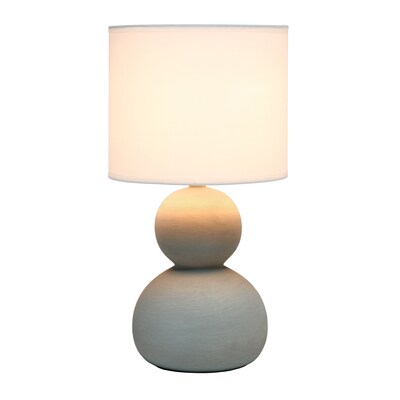 Simple Designs Stone Age Table Lamp, Taupe (LT1116-TAU)