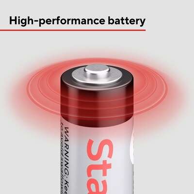 Staples TECH AA Alkaline Battery, 24 Pack (ST63253-CC/US)