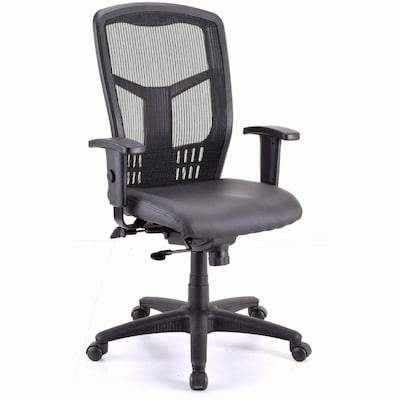 Lorell Executive High-Back Swivel Chair, Black (LLR86245)