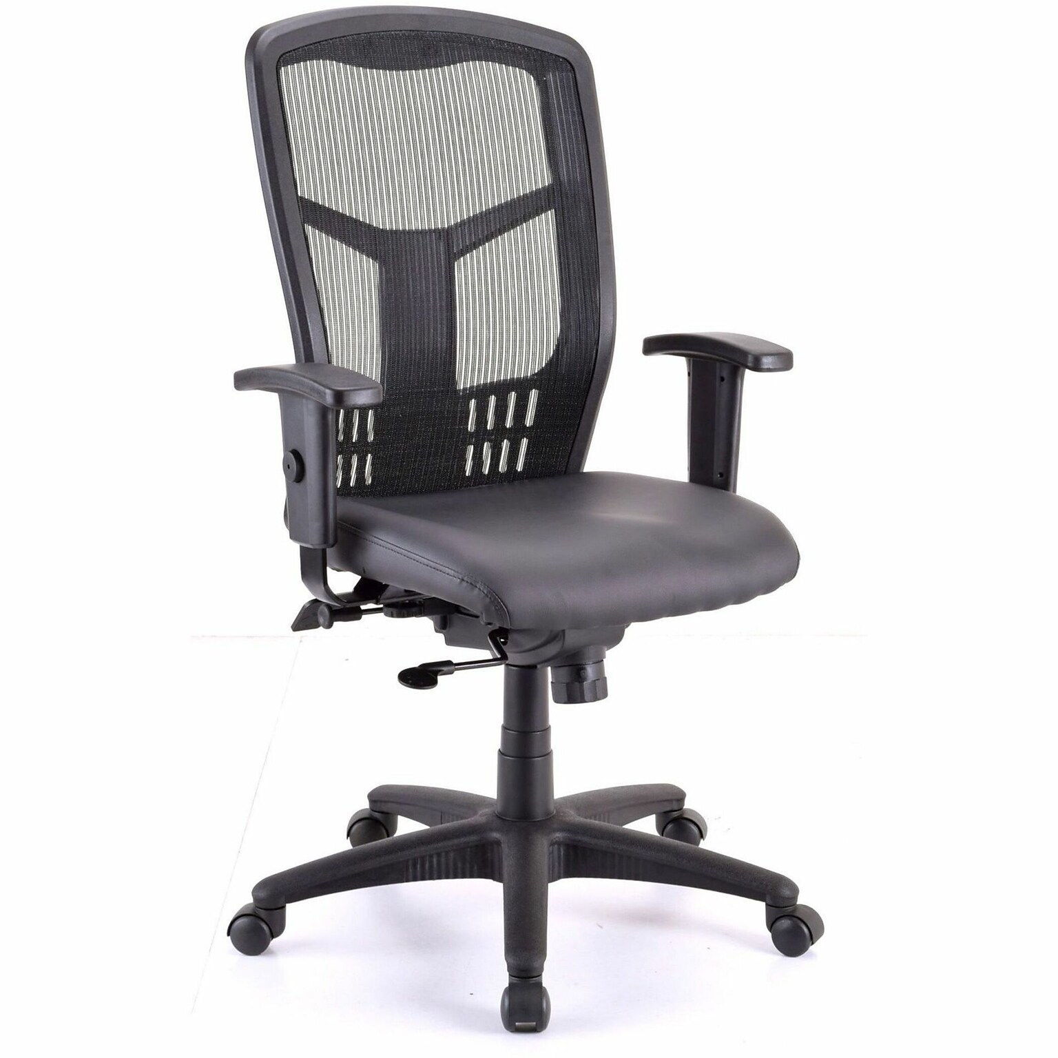 Lorell Executive High-Back Swivel Chair, Black (LLR86245)