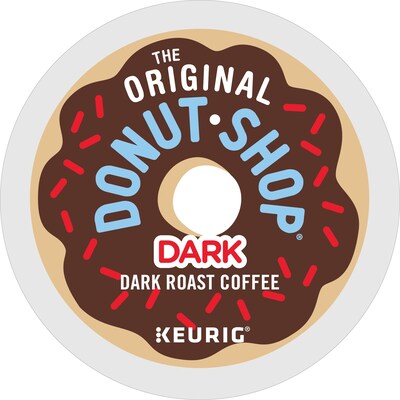 The Original Donut Shop DARK Coffee Keurig® K-Cup® Pods, Dark Roast, 48/Box (5000355634)