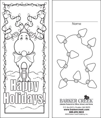Barker Creek Celebrate Winter Bookmark Set, 60/Pack (LL2187)