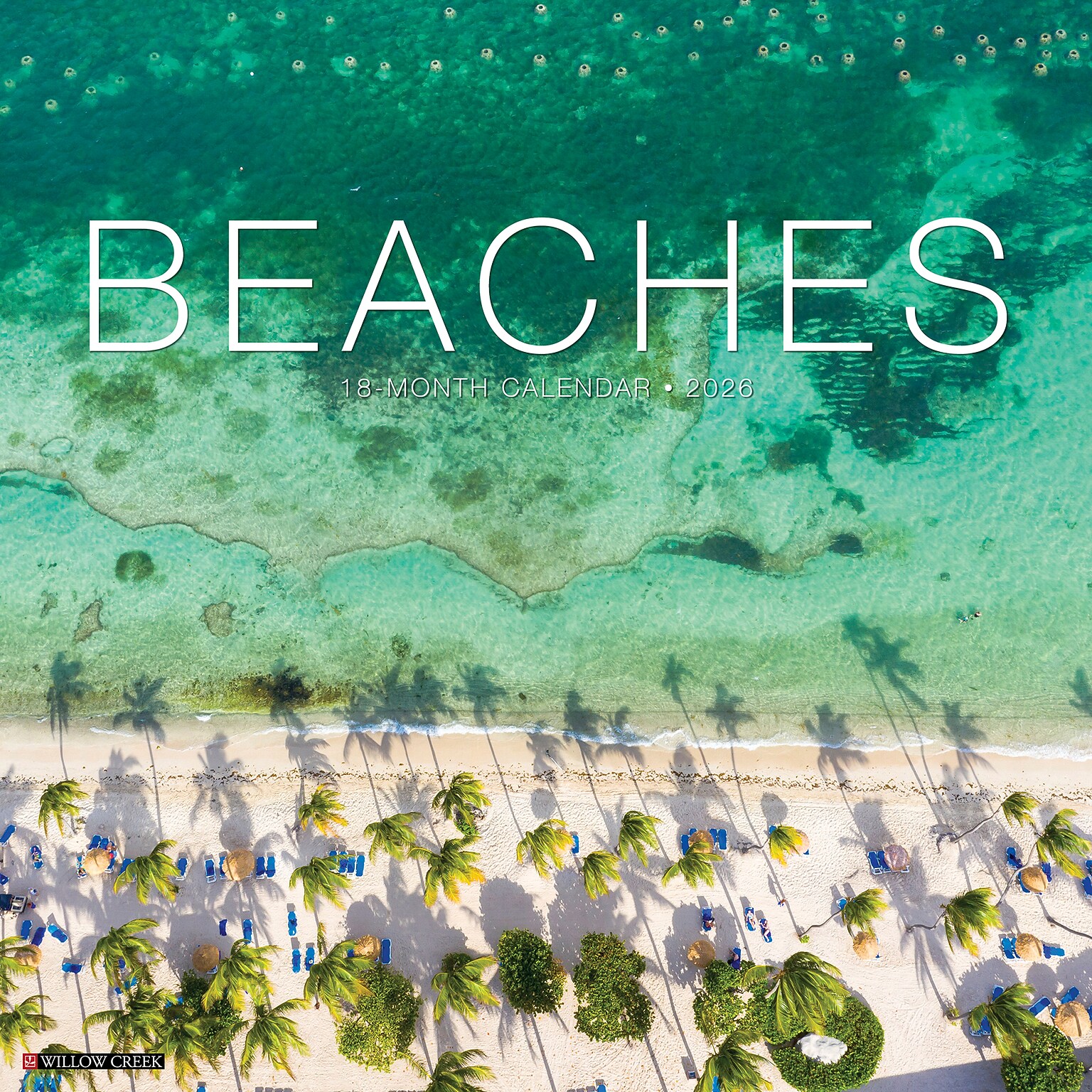 2026 Willow Creek Beaches 12 x 12 Monthly Wall Calendar (50118X)