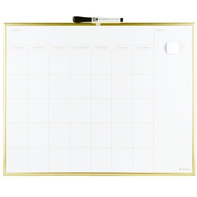 Ubrands Magnetic Dry Erase Calendar Board