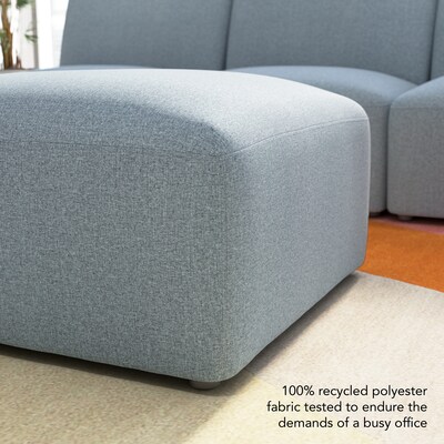 Bush Business Furniture Assemble Modular Lounge Ottoman, Mist Fabric (ASM230MSF-03)