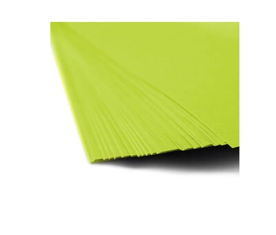 JAM Paper Smooth Colored 8.5" x 11" Color Copy Paper, 24 lbs., Wasabi, 100 Sheets/Ream (104034)