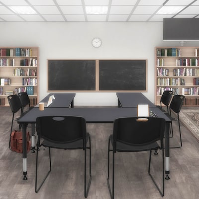 Regency Height Adjustable Kee 60 x 30 Classroom Table, Grey (MT6030GYAPBK)