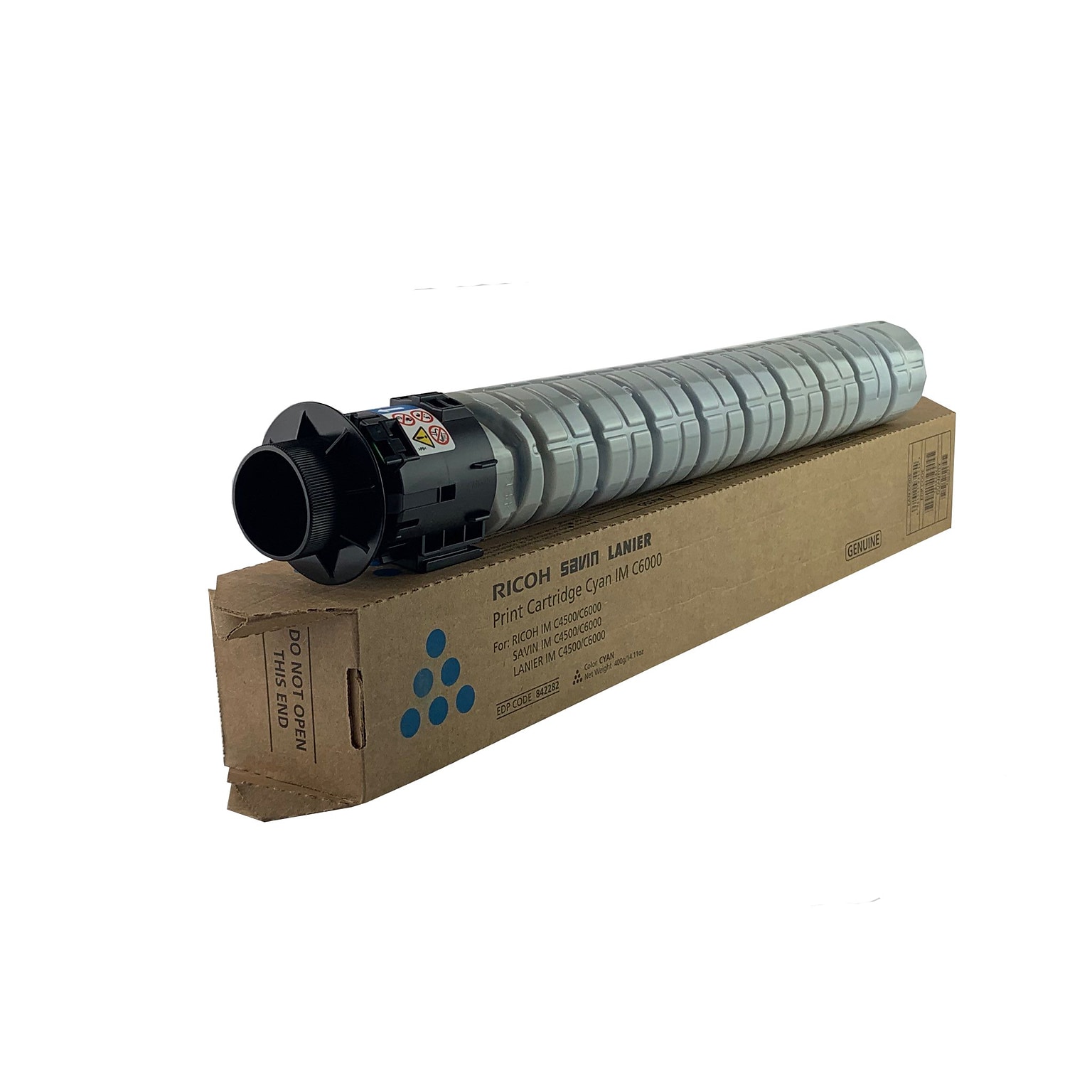 Ricoh 842282 Cyan Toner Cartridge, Prints Up to 22,500 Pages