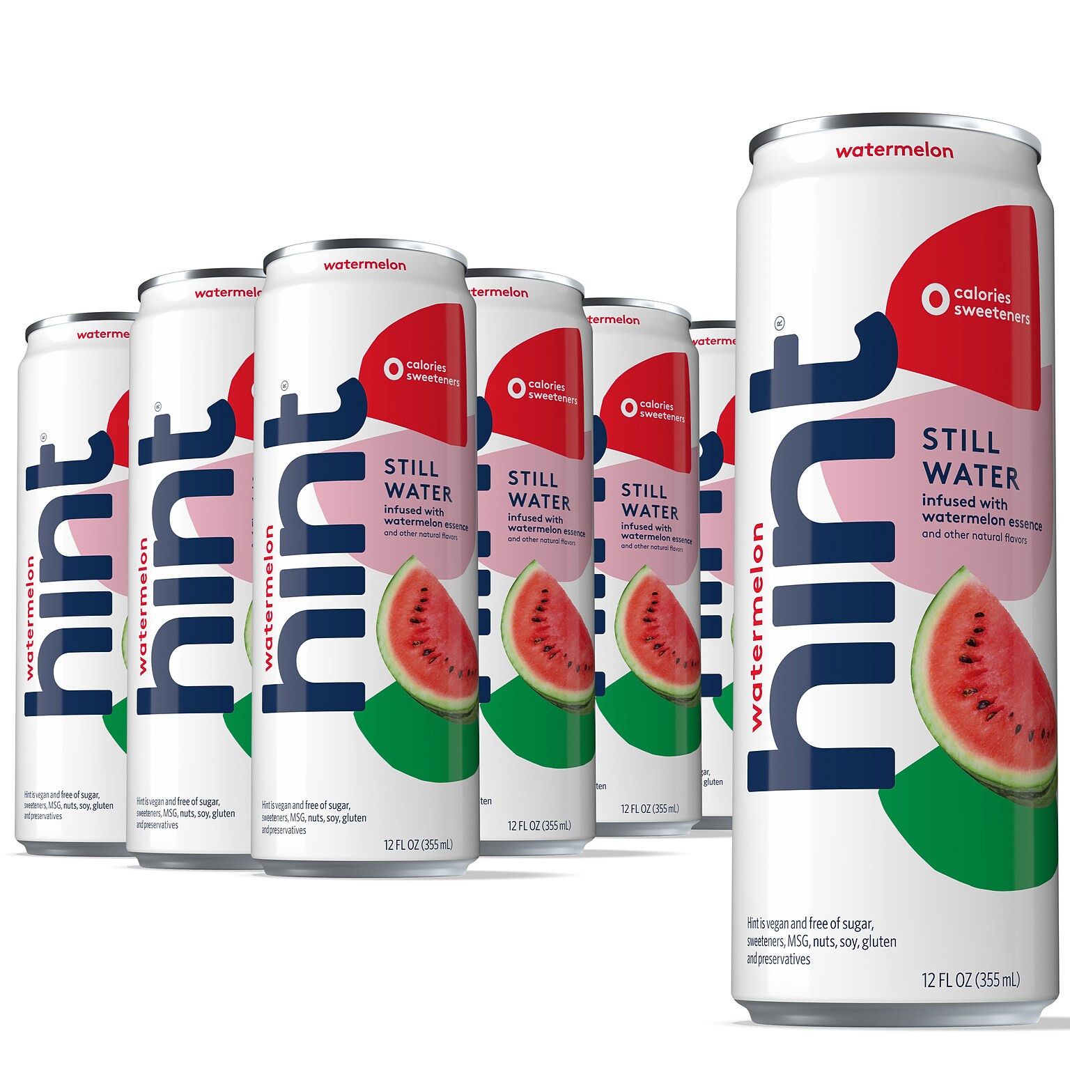 Hint Blackberry Flavored Purified Water, 12 fl. oz., 12 Cans/Pack (HINT-BBCAN-12)