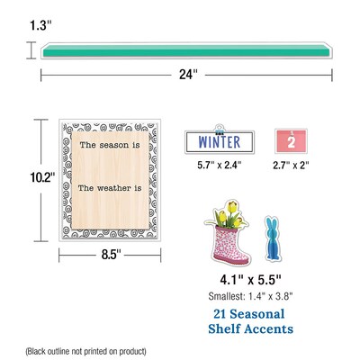 Happily Ever Elementary Creatively Inspired Calendar Bulletin Board Set, 2 Sets/Bundle (CD-110579-2)