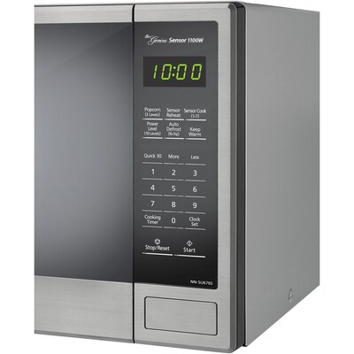 Panasonic 1.3 Cu. Ft. Countertop Microwave, Stainless Steel (NN-SU676S)