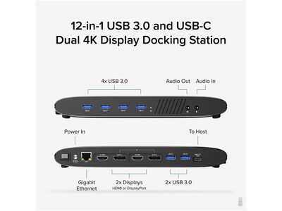 Plugable Dual-Display Universal Docking Station  (UD-6950H)