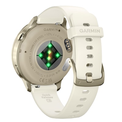 Garmin Venu 4 Fitness Smartwatch, GPS, 41mm, Bone Silicone Band (010-03013-00)