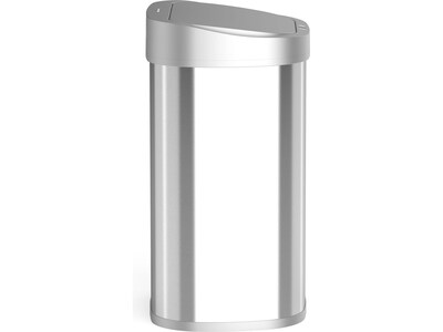 Nine Stars Stainless Steel Sensor Trash Can, 21.1-Gallon, Silver (DZT-80-35)
