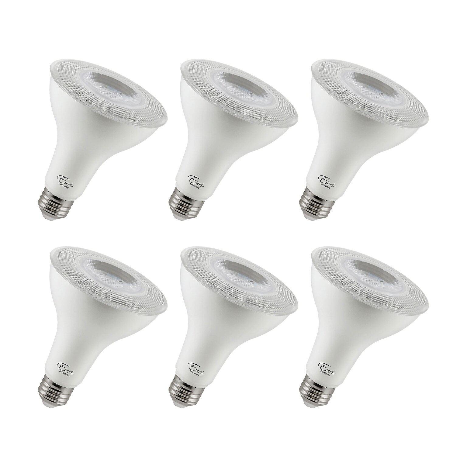 Viribright 10-Watts Cool White LED Floodlight Bulb, 6/Box (450154-ES)