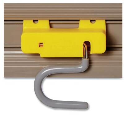 Rubbermaid Closet Organizer Tool Holder, 34"W x 3.25"D x 4.25"H, Gray (RCP199300GY)