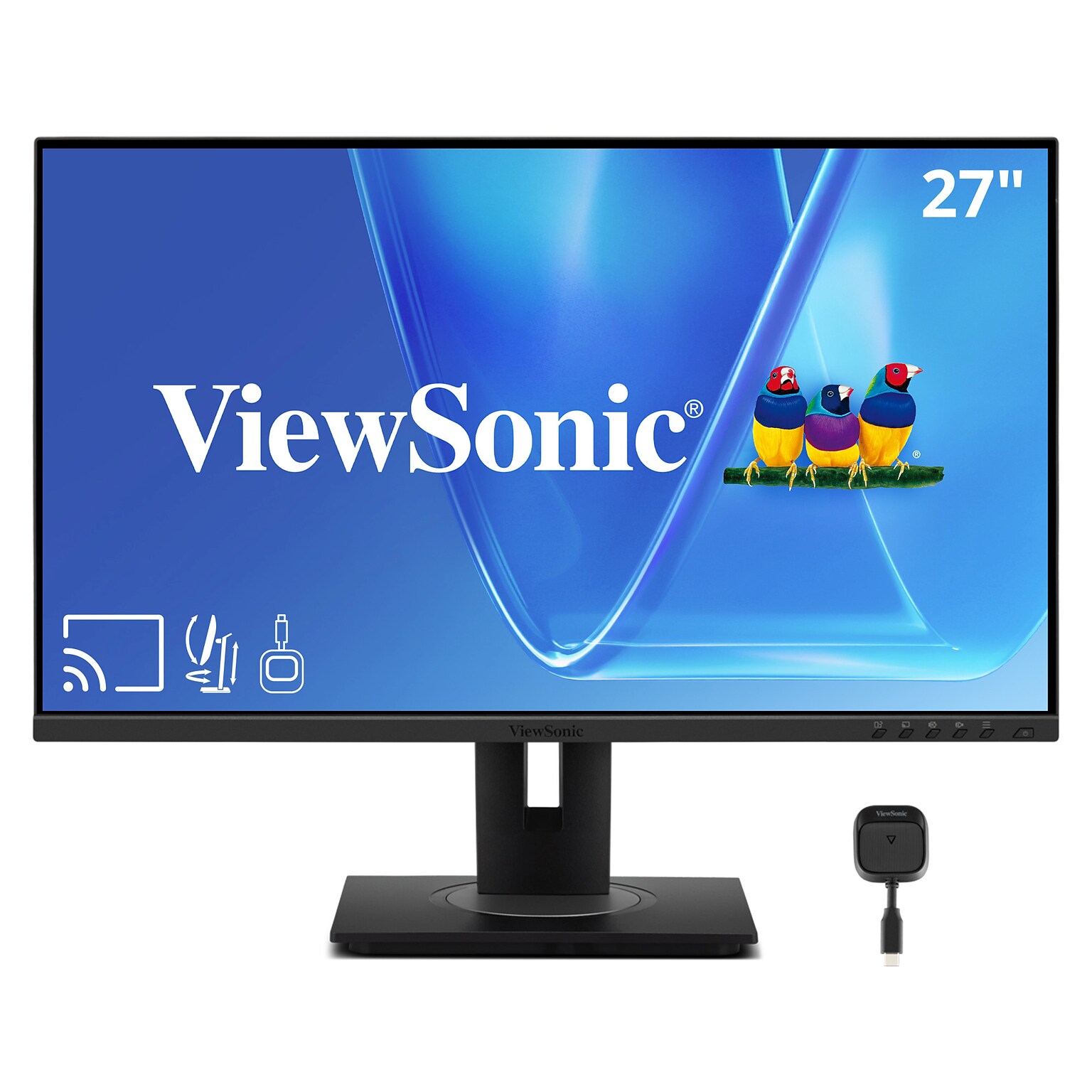 ViewSonic 27 FHD 100Hz LCD Monitor, Adjustable (VG2748N)
