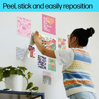 HP Picture Stickers, 8.5" x 11", 25 Sheets/Pack (8L1U9A)