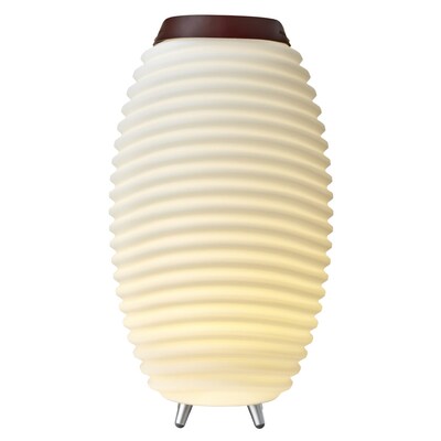 Kooduu Synergy 65 28.25" LED Speaker Lamp with USB Port, White (1208-02)