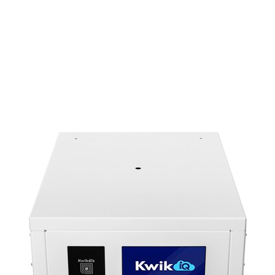 Luxor Kwik IQ Pro Lockable 5-Unit Electronics Storage Cabinet, White Steel (KBSL100)