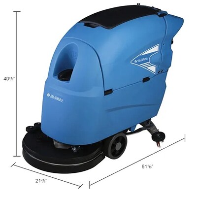 Global Industrial Auto Floor Scrubber w/ Traction Drive, 20" Cleaning Path (641244)