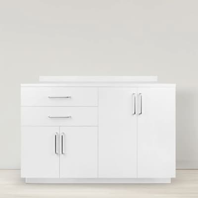 Viva Comfort 36.32"H x 48"W Exam Room Medical Cabinet, 4-Doors, 2-Drawers, Gray (ADI902-B-48-N-GRY)