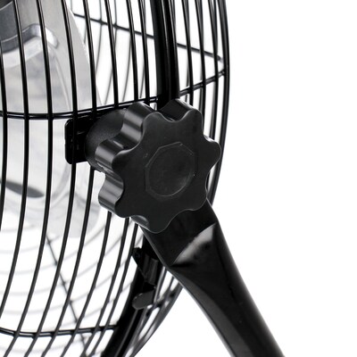 Vie Air 14" Industrial Floor Fan, 3-Speed, Black, 2/Pack (938120020M)