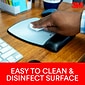 3M Precise Mouse Pad with Gel Wrist Rest, Optical Mouse Performance, Battery Saving Design, 6.8" x 8.6", Vertex (MW309LE)