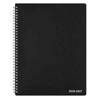 2026–2027 Staples 8.5 x 11 Academic Weekly and Monthly Planner, Black (ST63503-27)
