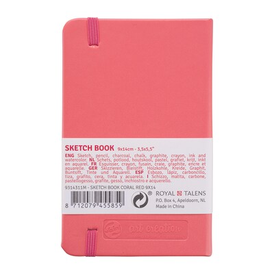 Talens Art Creation 3.5" x 5.5" Sketch Book, 80 Sheets/Book, 5/Bundle (TLN9314311M-5)
