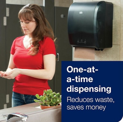 Tork H80 Hand Towel Roll, Notched, 8" x 630', White, 6 Rolls/Carton (TRK8031600)