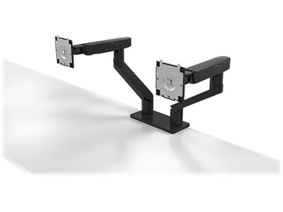 Dell Adjustable Dual Monitor Arm, Up to 27, Black (DELL-MDA20)