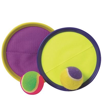 S&S Game On Catch Ball and Disc Set, Assorted Colors, 3/Set (W13436)