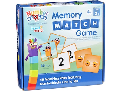 hand2mind Numberblocks Memory Match Game (95399)