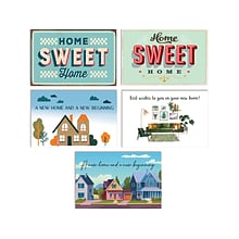 Better Office New Home Congratulations Cards with Envelopes, 4 x 6, Assorted Colors, 50/Pack (6462