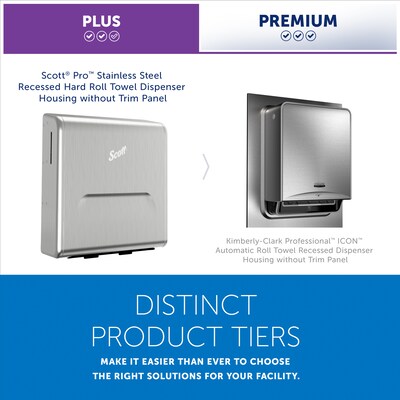 Scott Pro Hardwound Towel Dispenser, Stainless Steel (31501)